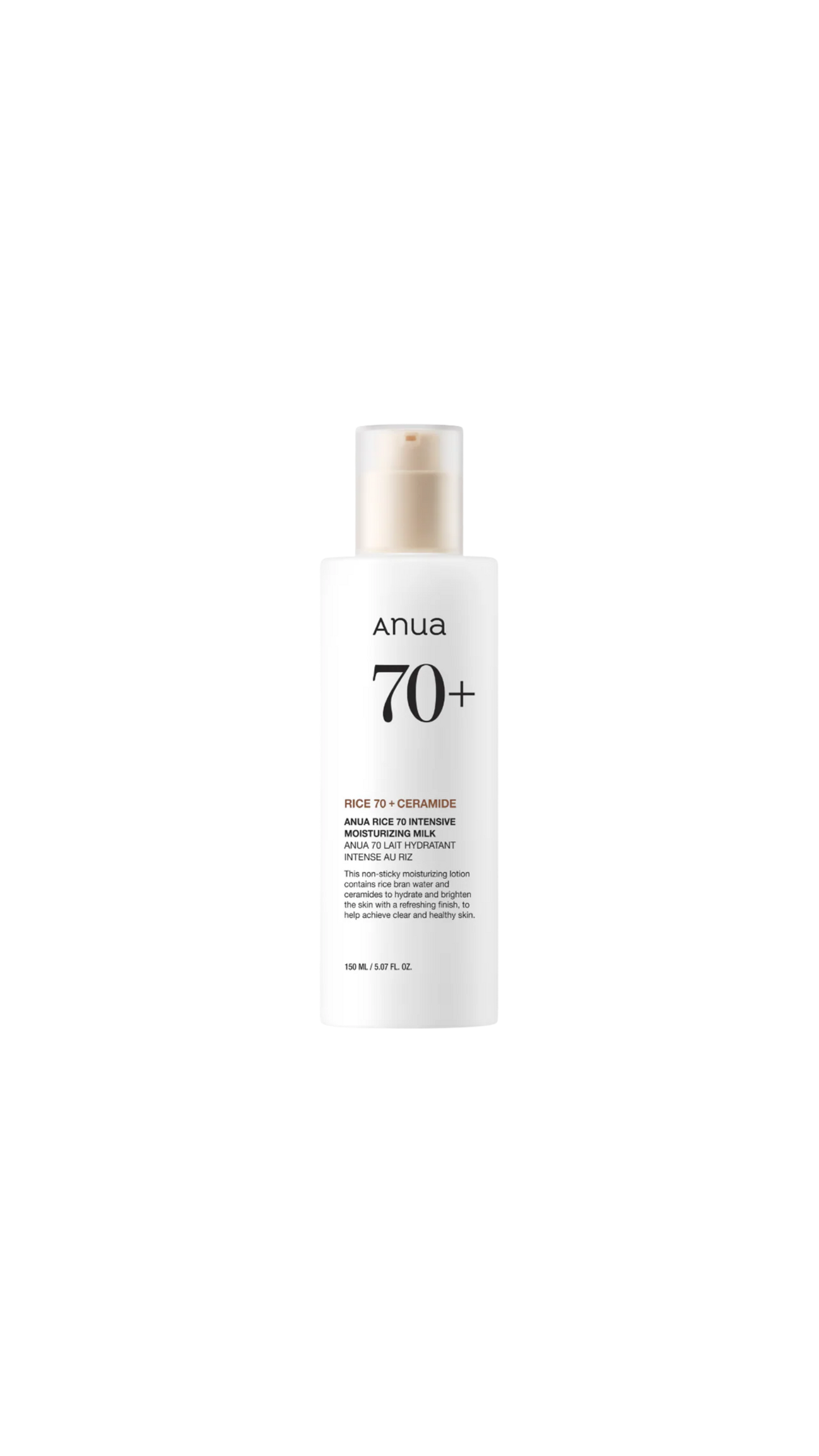 ANUA 70 RICE CERAMIDE Intensive Moisturizing Milk