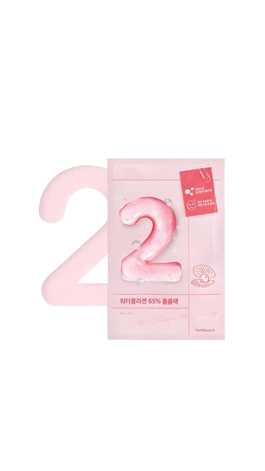 Numbuzin No.2 Water Collagen 65% Voluming Sheet Mask