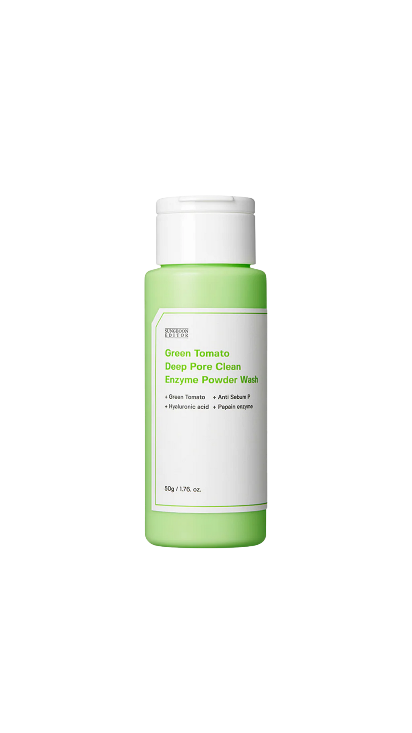 SUNGBOON EDITOR Green Tomato Deep Pore Clean Enzyme Powder Wash