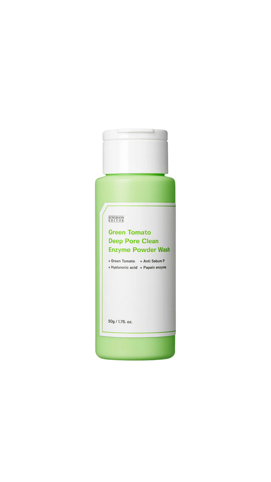 SUNGBOON EDITOR Green Tomato Deep Pore Clean Enzyme Powder Wash