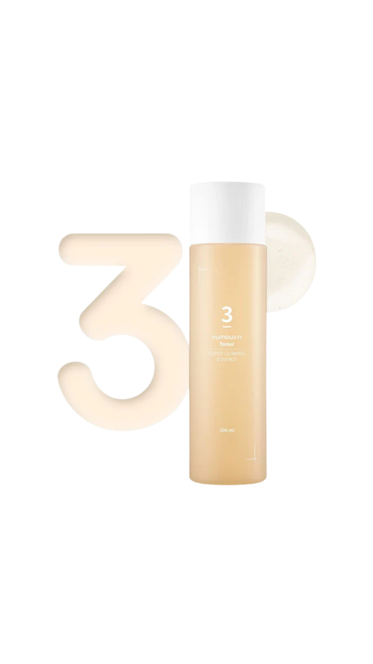 Numbuzin NO.3 SUPER GLOWING ESSENCE TONER