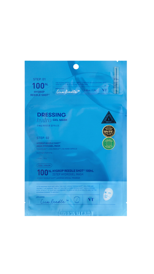 VT HYDROP REEDLE SHOT 100hL 2-STEP HYDROGEL MASK