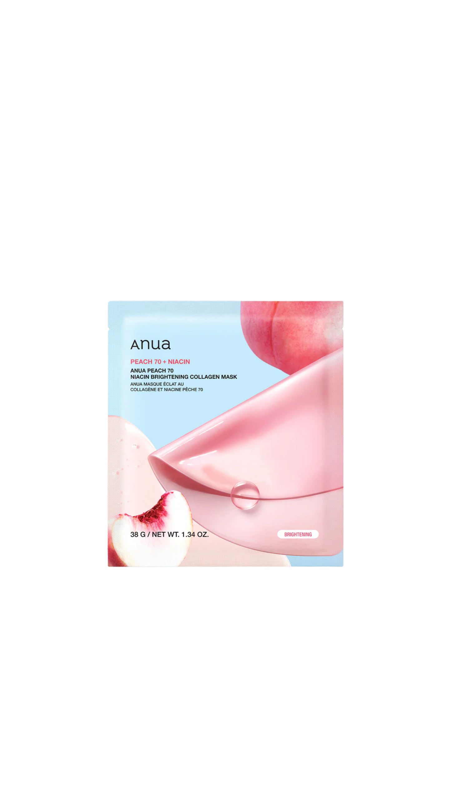 ANUA Peach 70 Niacin Brightening Collagen Mask