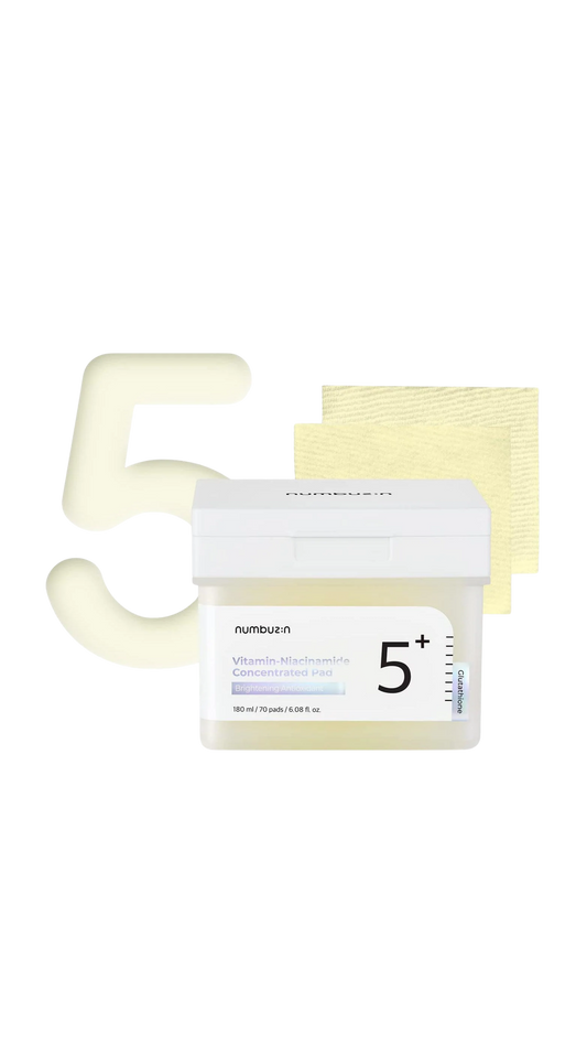 Numbuzin NO.5 Vitamin Niacinamide Concentrated Toner Pad