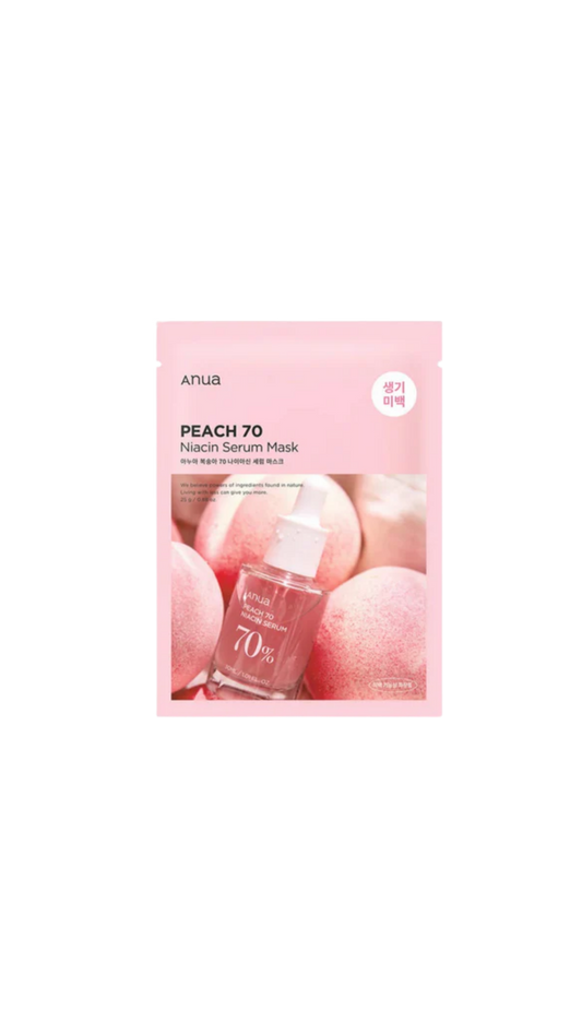 Anua Peach 70 Niacin Serum Sheet Mask