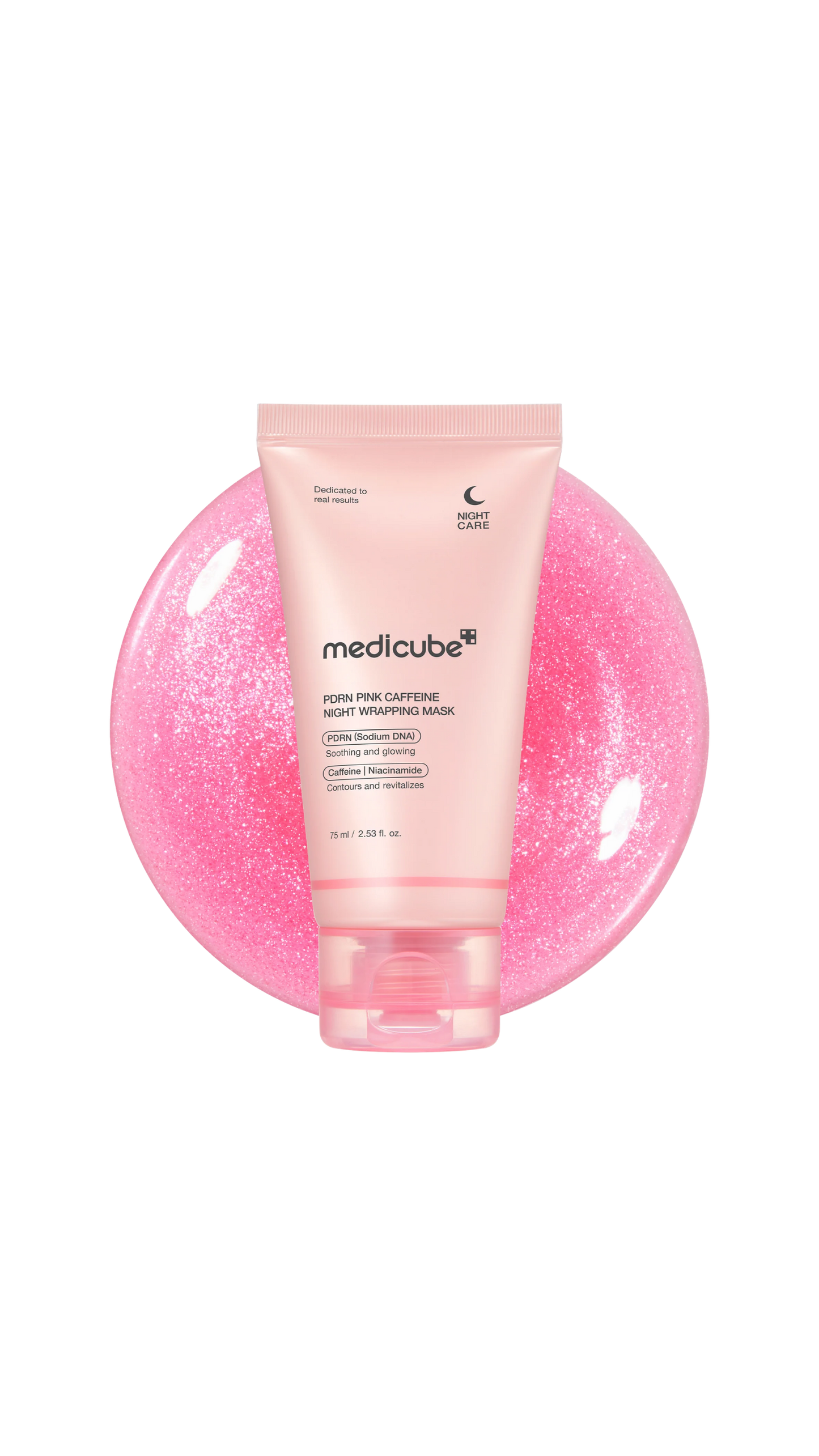 Medicube PDRN Pink Caffeine Overnight Wrapping Mask