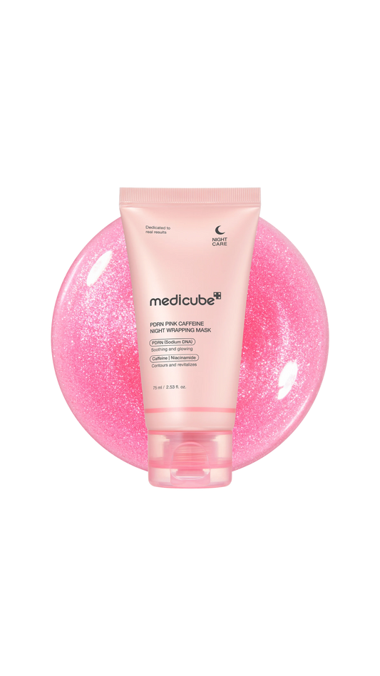 Medicube PDRN Pink Caffeine Overnight Wrapping Mask