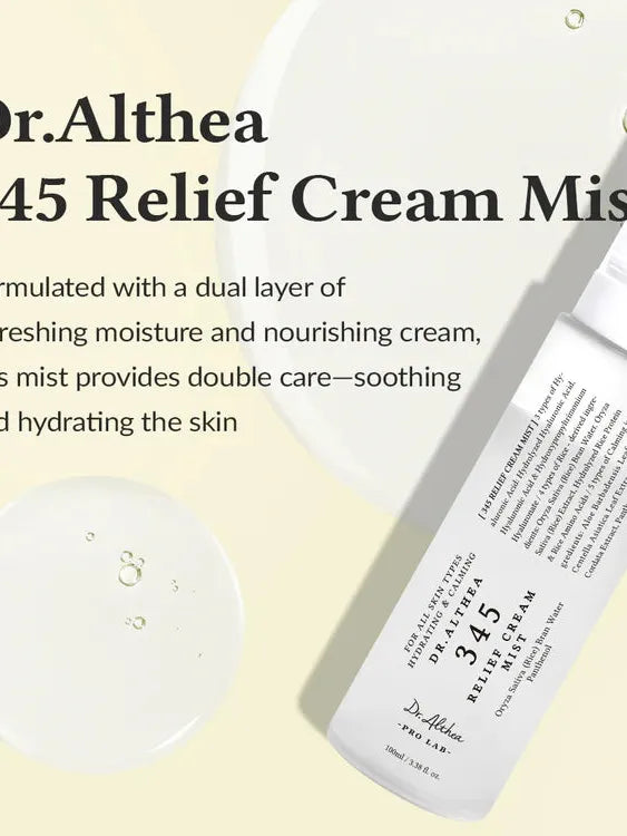 Dr. Althea 345 Relief Cream Mist - Song of Skin
