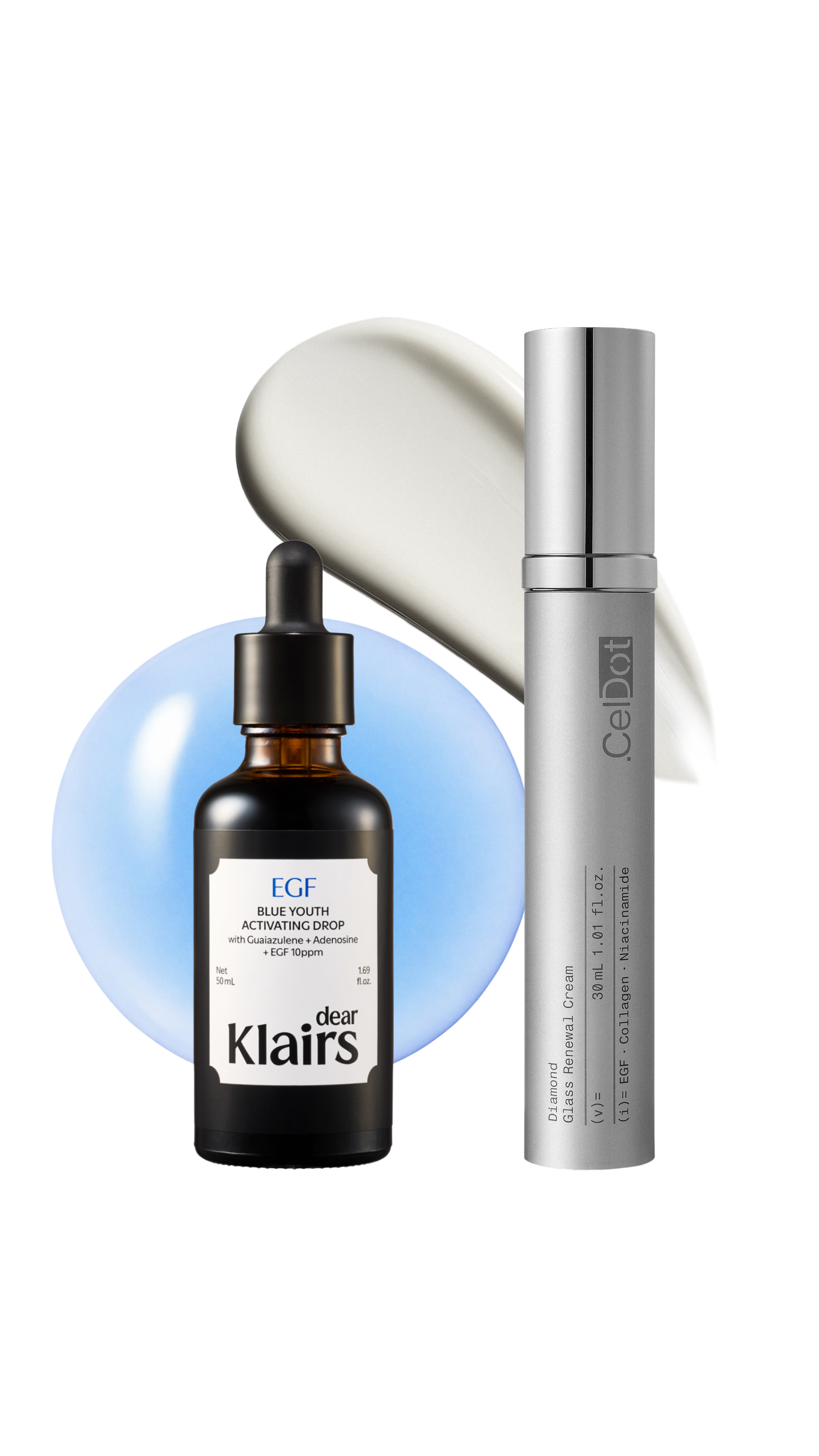 EGF Golden Duo - Dear Klairs EGF Serum & CelDot Diamond Cream
