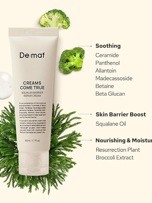 Demaf Creams Come True Squalane Barrier Repair - Song of Skin