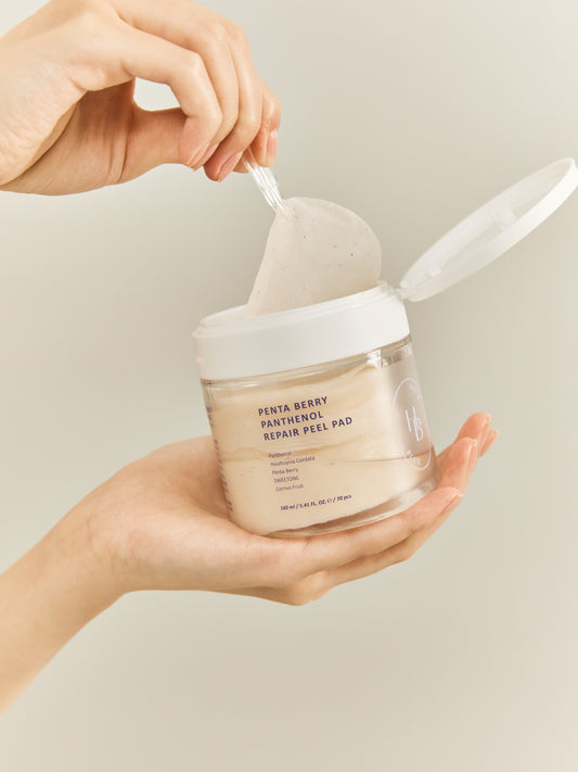 ** FLASH SALE ** HEVEBLUE Penta Berry Panthenol Repair Peel Pad - Song of Skin