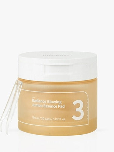 ** FLASH SALE ** Numbuzin No.3 Radiance Glowing Jumbo Essence Pad - Song of Skin