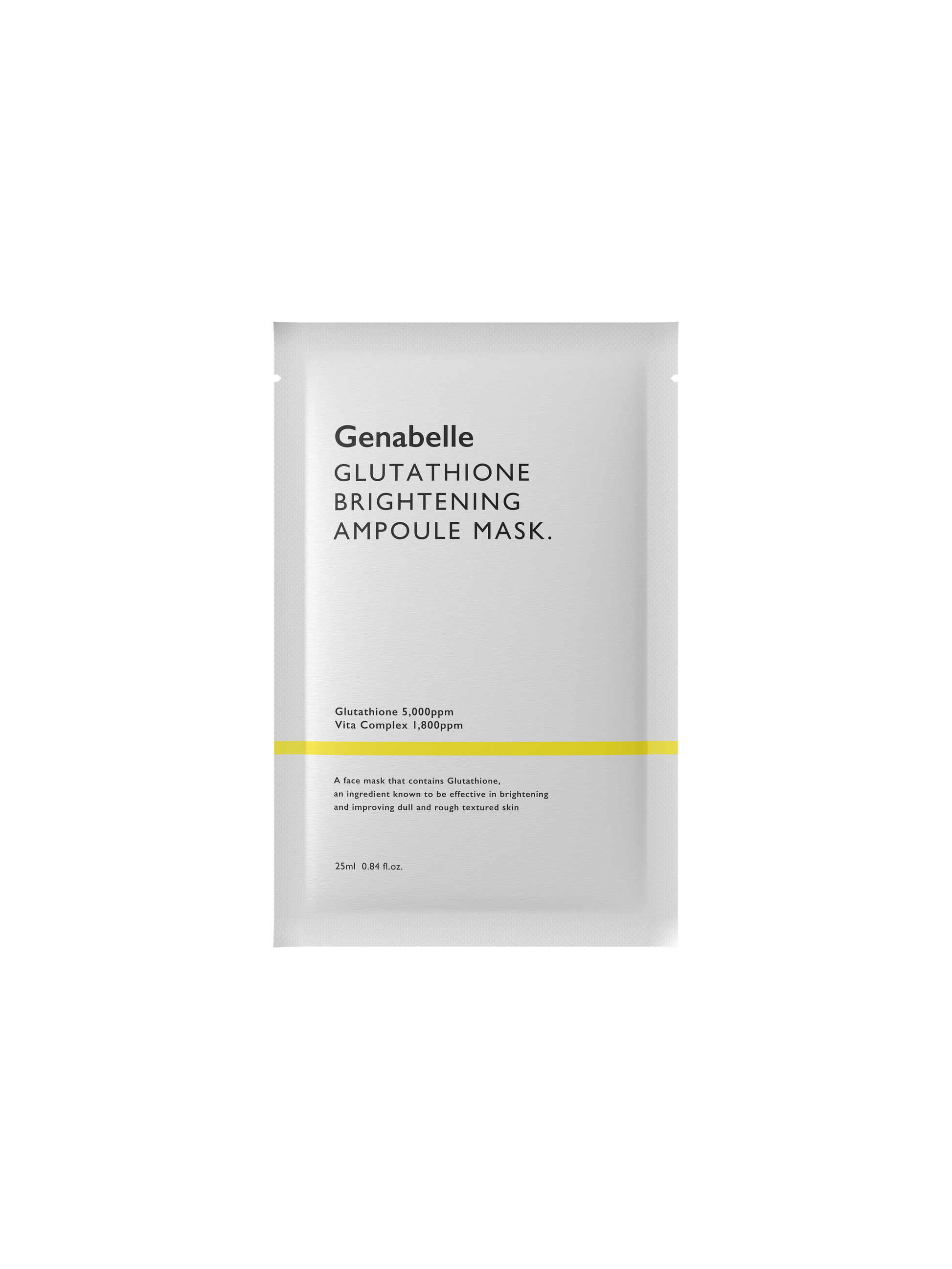 Genabelle GLUTATHIONE BRIGHTENING AMPOULE MASK - Song of Skin