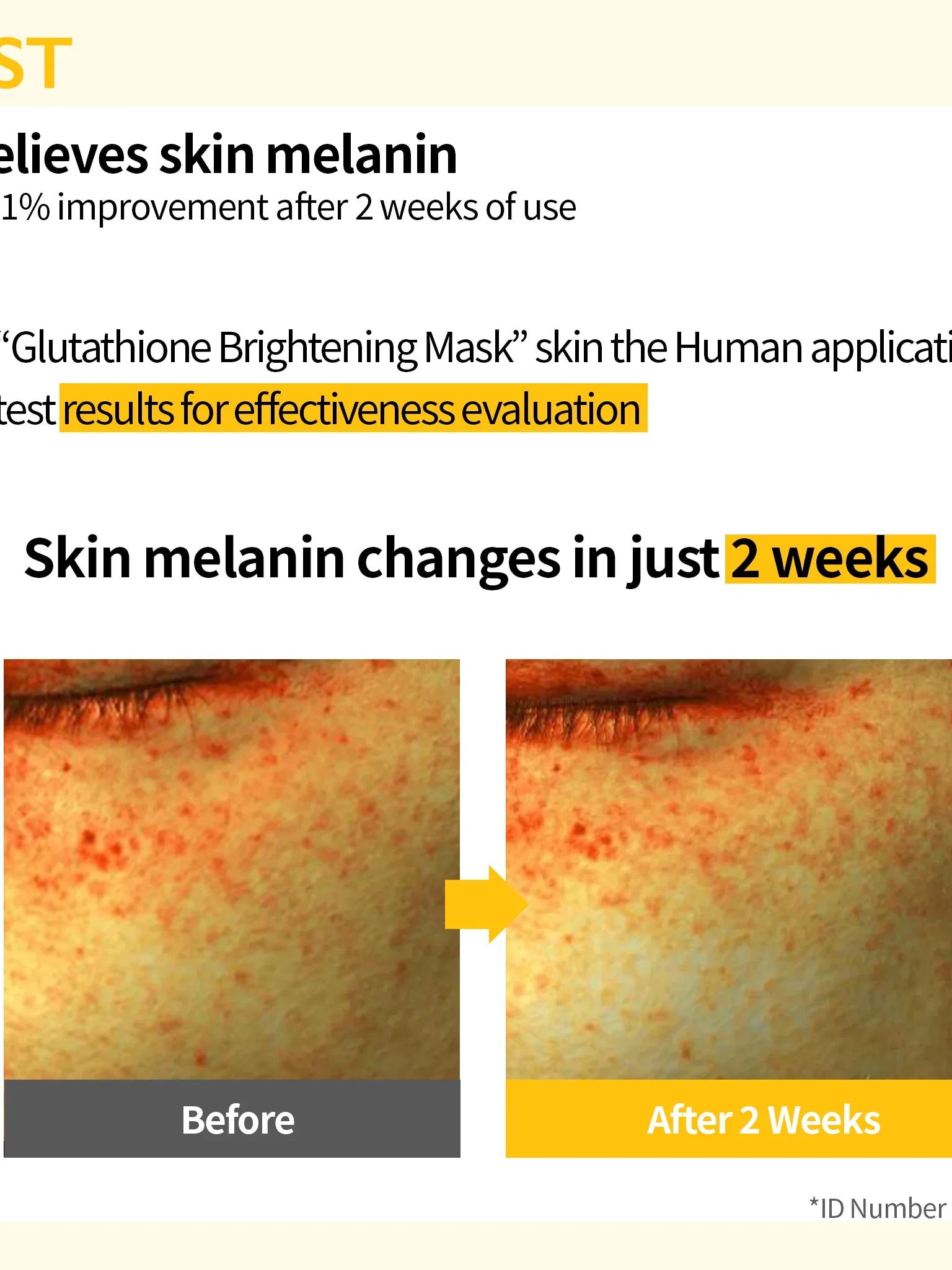 Genabelle GLUTATHIONE BRIGHTENING AMPOULE MASK - Song of Skin