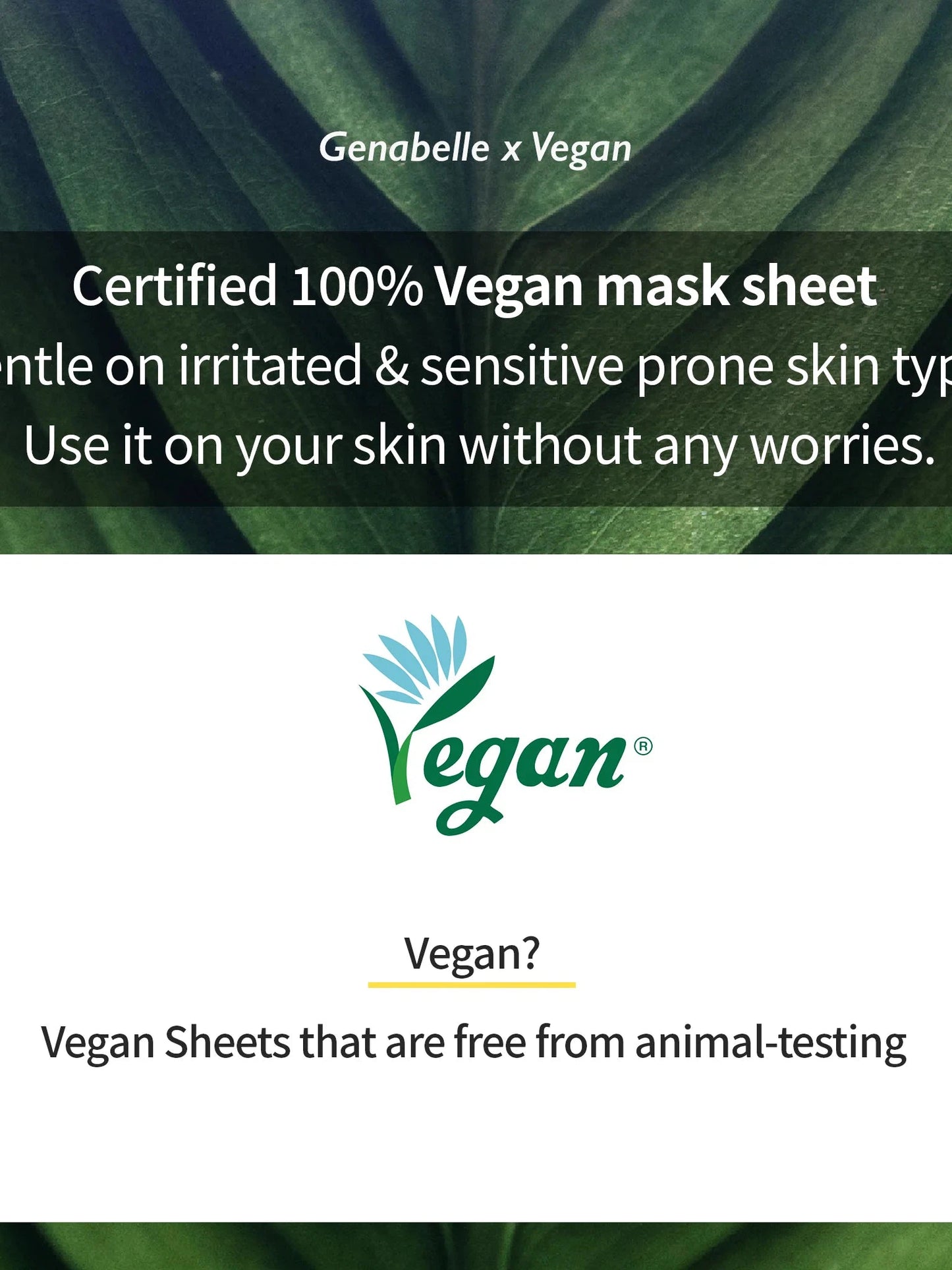 Genabelle GLUTATHIONE BRIGHTENING AMPOULE MASK - Song of Skin