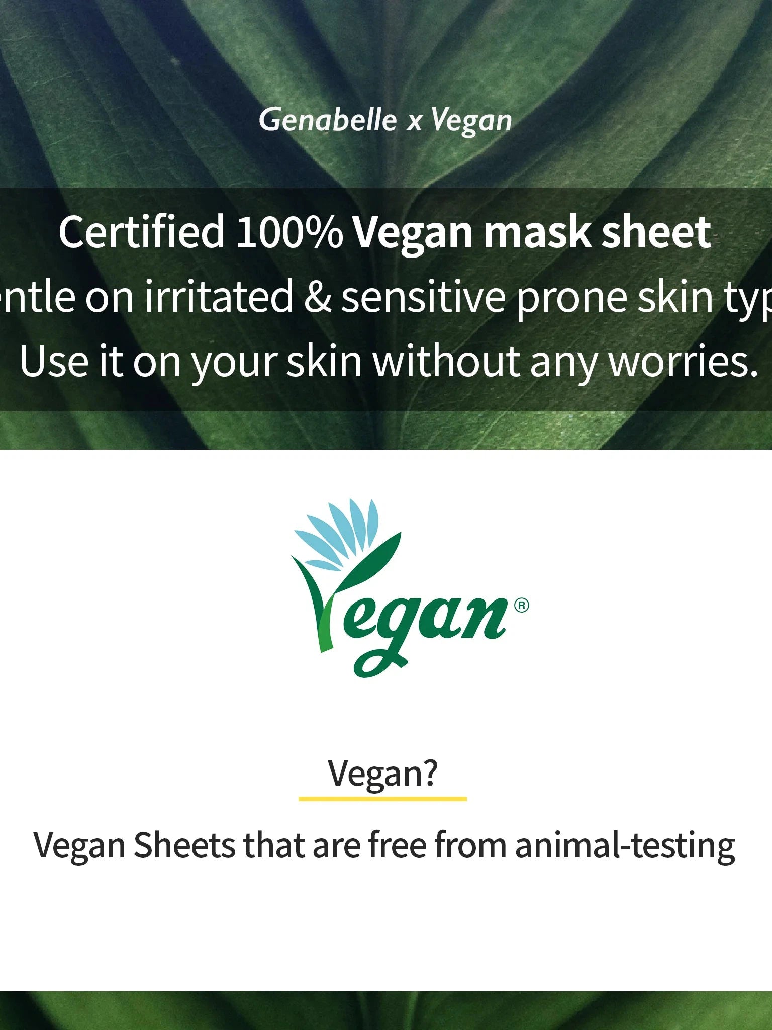 Genabelle GLUTATHIONE BRIGHTENING AMPOULE MASK - Song of Skin