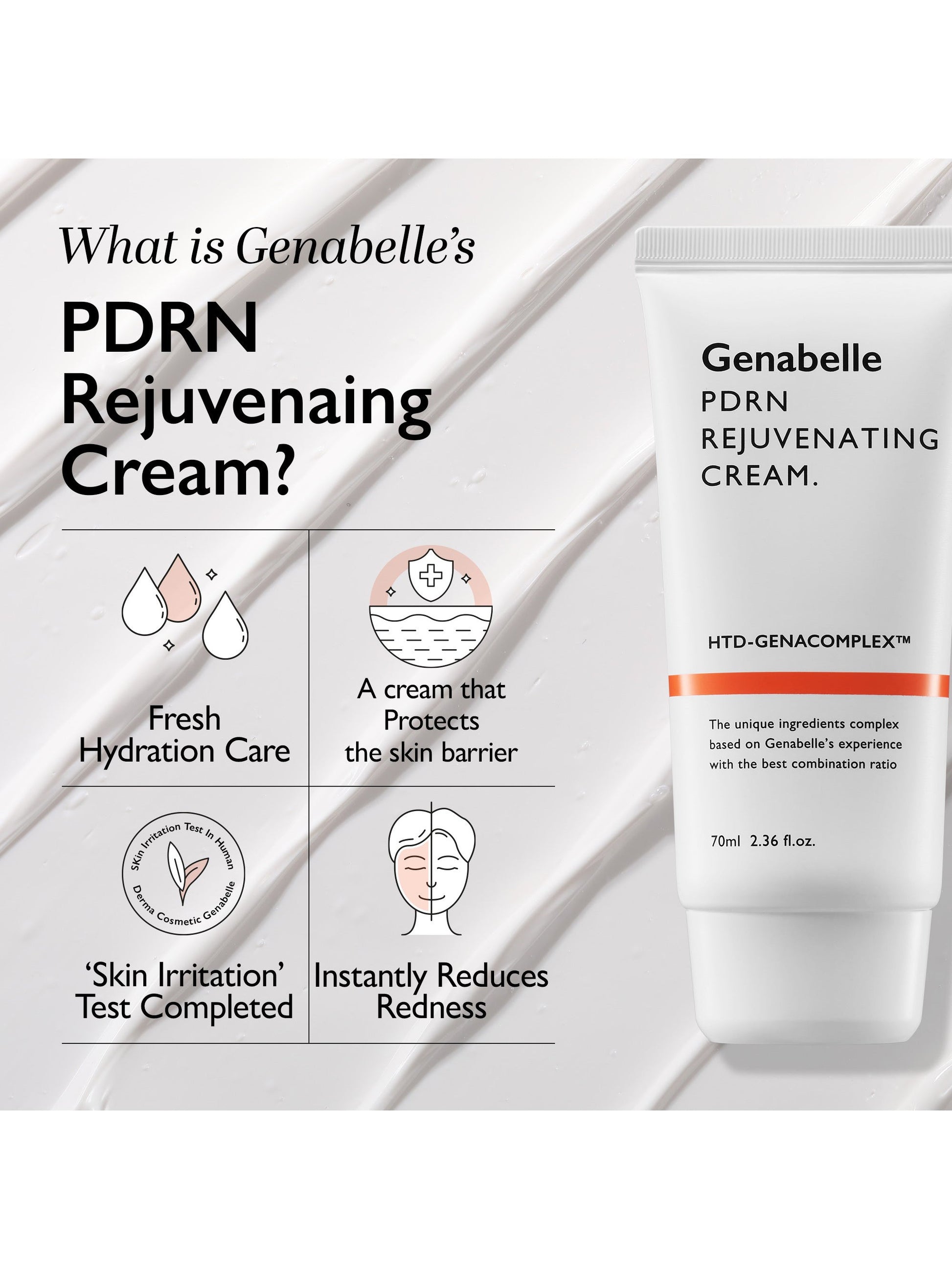 Genabelle PDRN REJUVENATING CREAM - Song of Skin