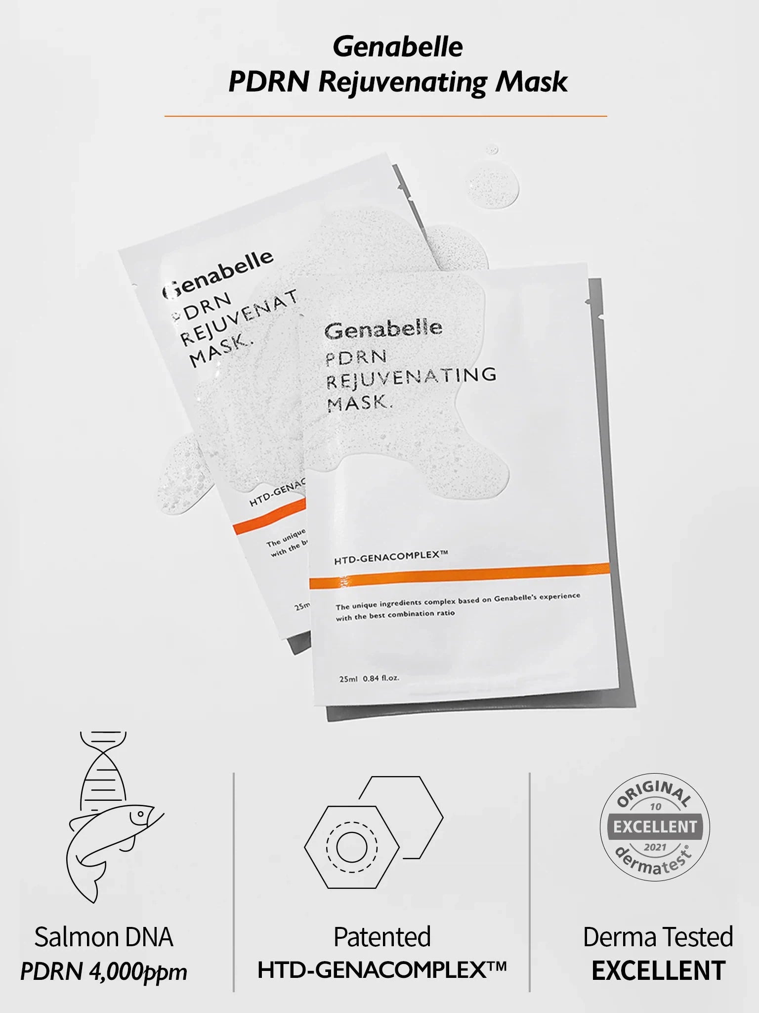Genabelle PDRN REJUVENATING MASK ( 1 SHEET) - Song of Skin