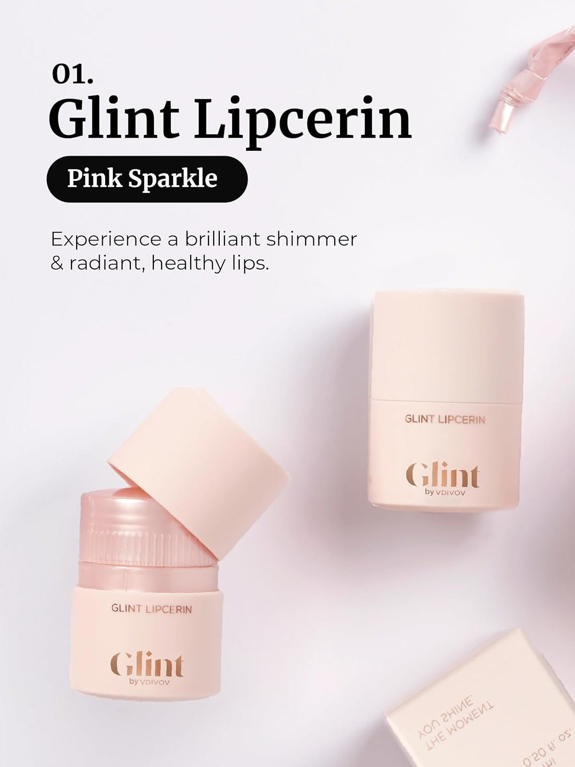 Glint Lipcerin - Pink Sparkle - Song of Skin