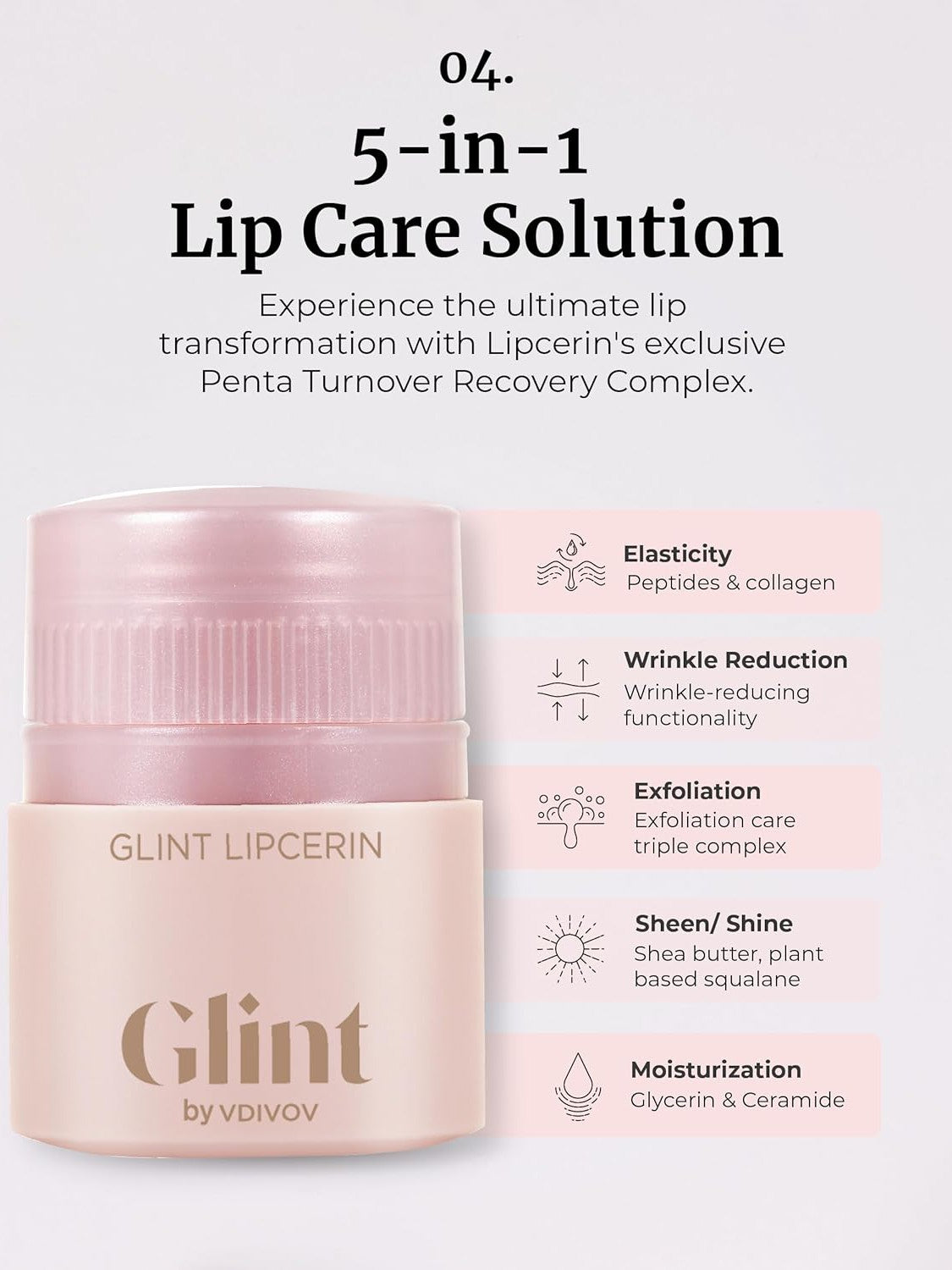 Glint Lipcerin - Pink Sparkle - Song of Skin