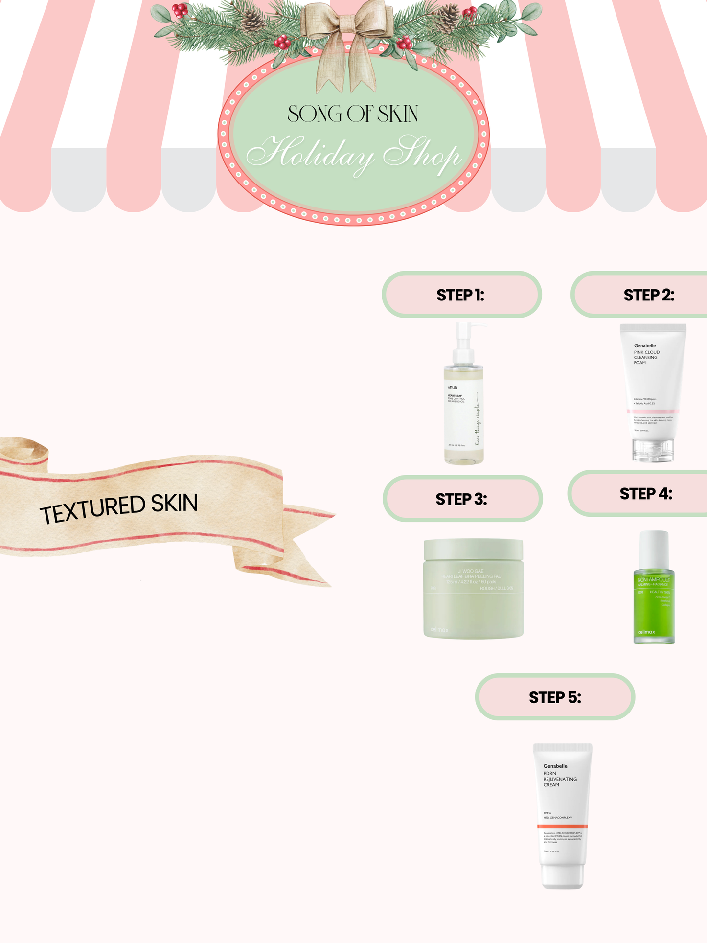 SONG OF SKIN TEXTURED SKIN SET - HOLIDAY SHOP