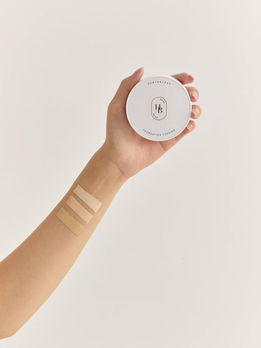 HEVEBLUE Penta Berry Panthenol Repair Glow Foundation Cushion - Song of Skin