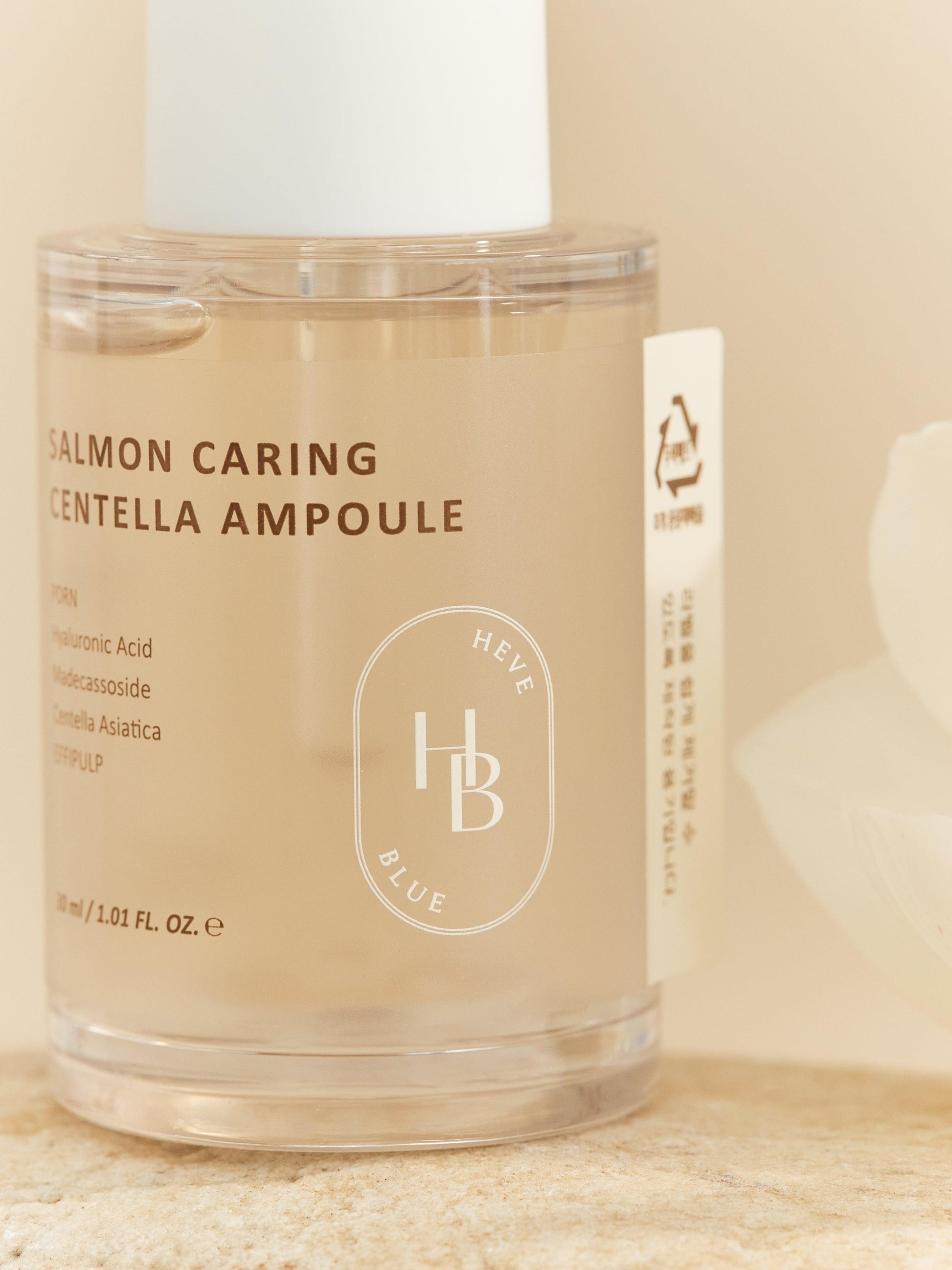 HEVEBLUE Salmon Caring Centella Ampoule - Song of Skin