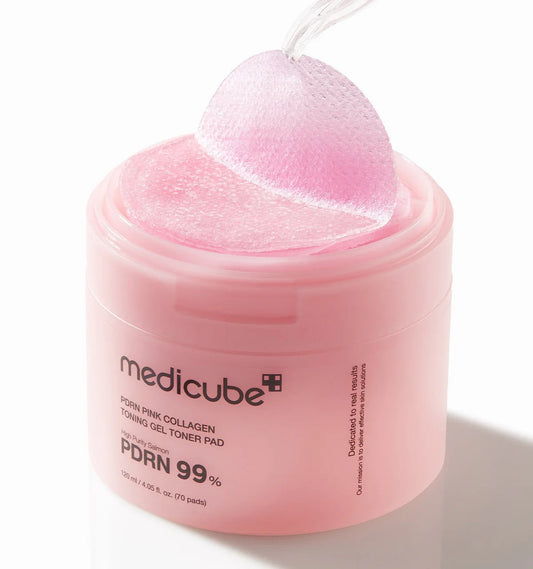 Medicube PDRN Pink Collagen Toning Gel Toner Pad