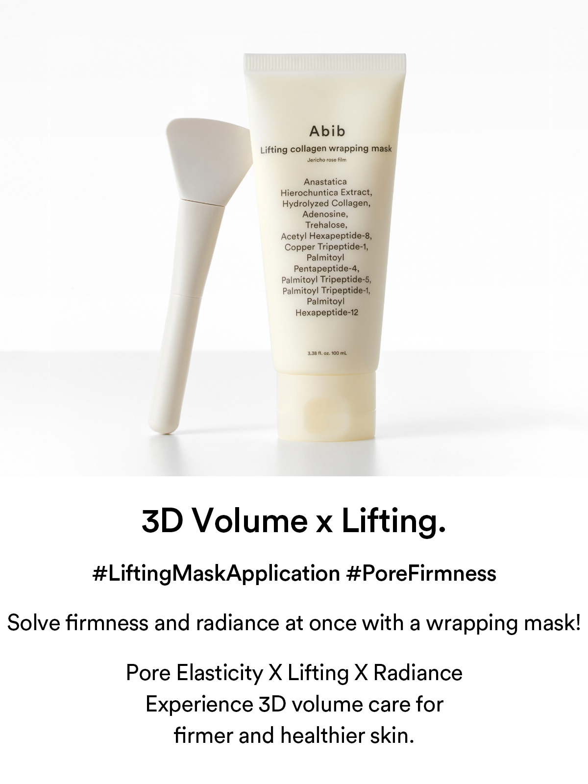 Abib lifting collagen mask packaging front
