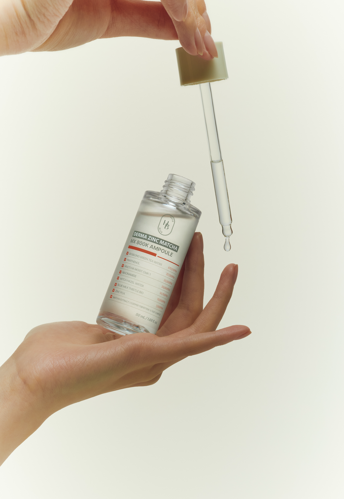 HEVEBLUE Derma Zinc Matcha MX 800K Ampoule