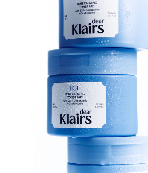 Dear Klairs EGF Blue Calming Toner Pad