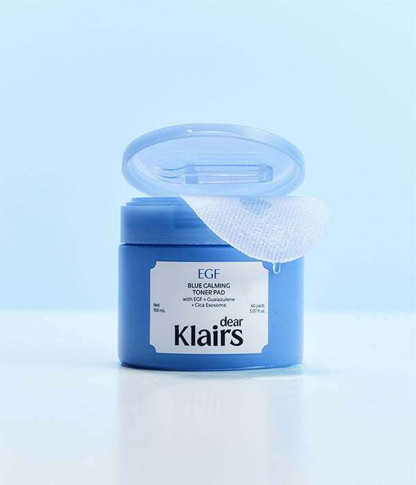 Dear Klairs EGF Blue Calming Toner Pad