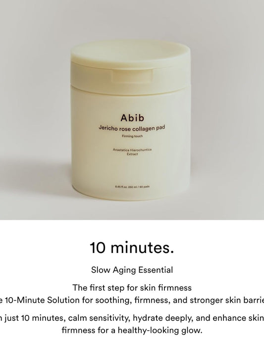 Abib Jericho rose collagen pad firming touch