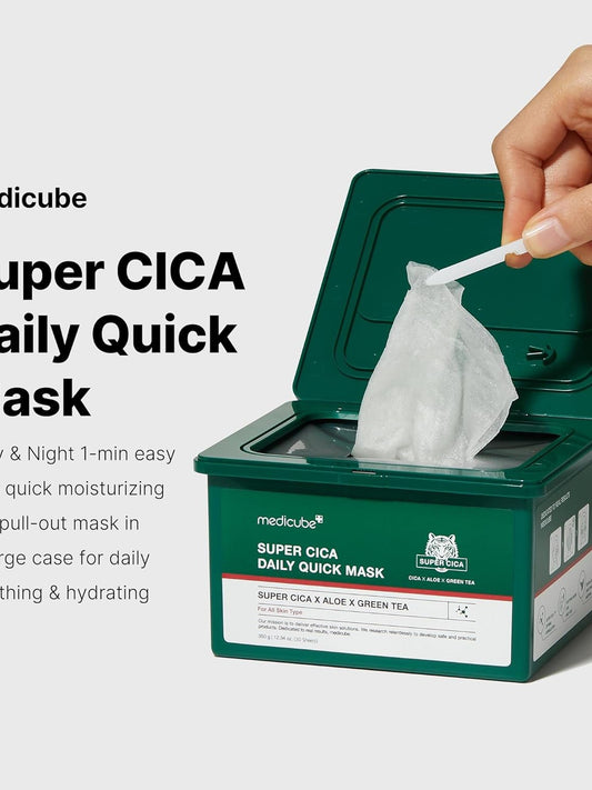 Medicube Super Cica Daily Quick Masks
