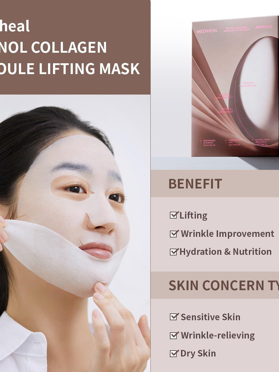 Mediheal Retinol Collagen Ampoule Lifting Mask