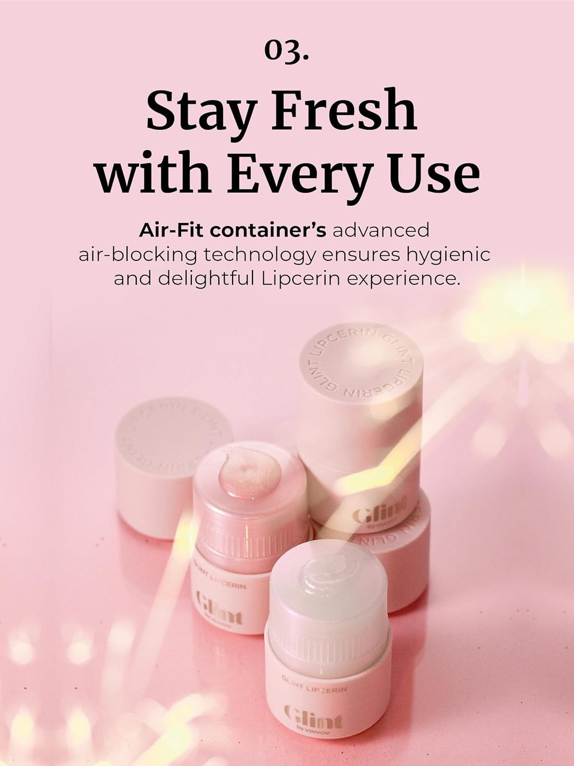 Glint Lipcerin - Pink Sparkle