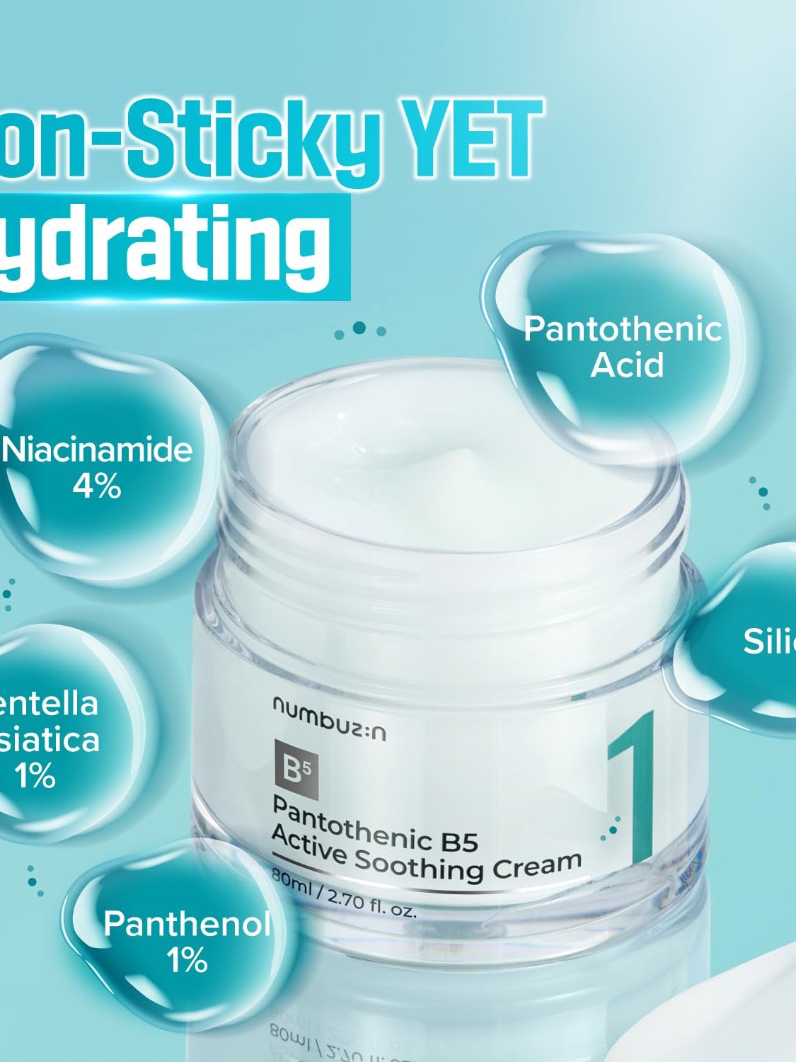 Numbuzin No.1 Pantothenic B5 Active Soothing Cream