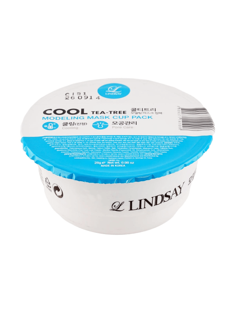 LINDSEY Modeling Mask Cup Pack - Cool Tea Tree