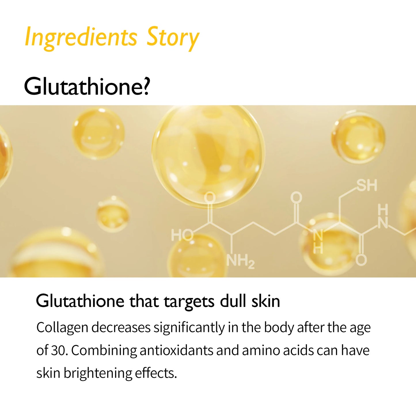 Genabelle GLUTATHIONE BRIGHTENING AMPOULE MASK