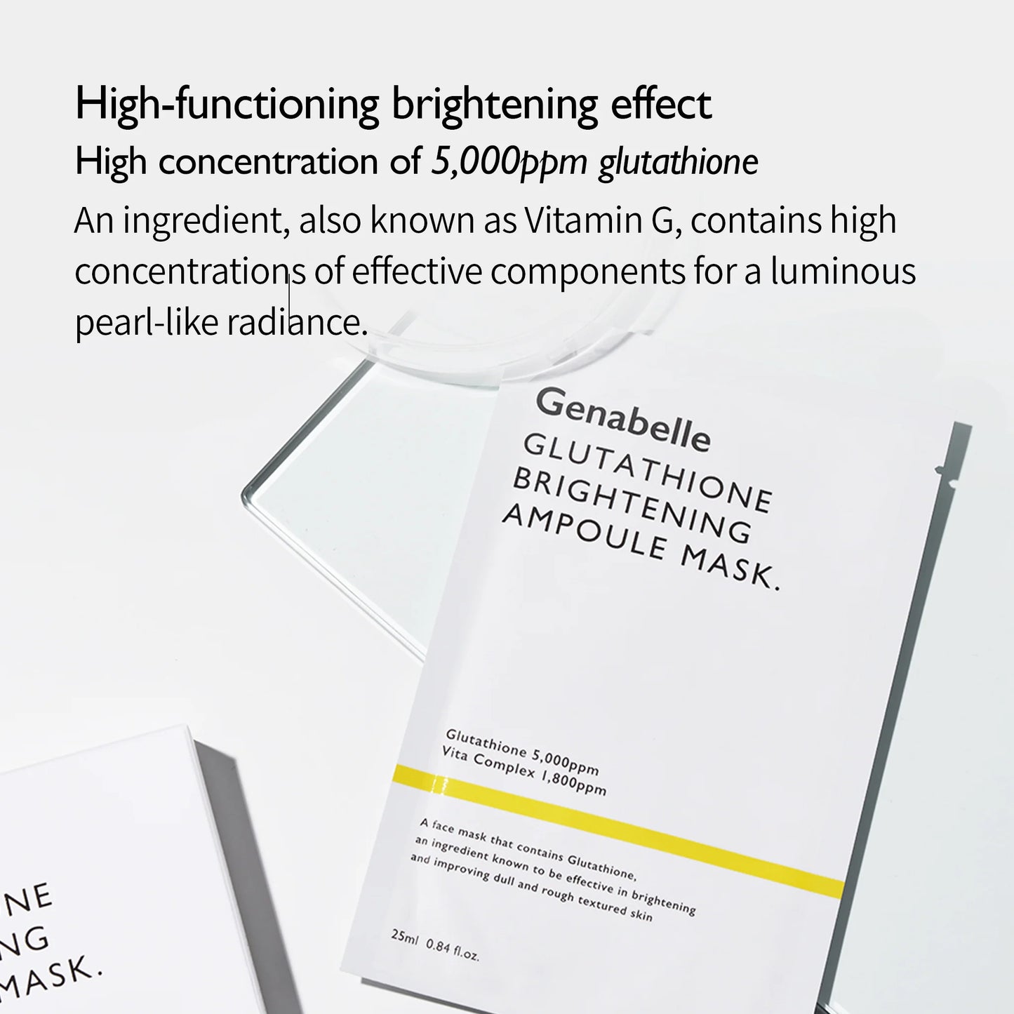 Genabelle GLUTATHIONE BRIGHTENING AMPOULE MASK