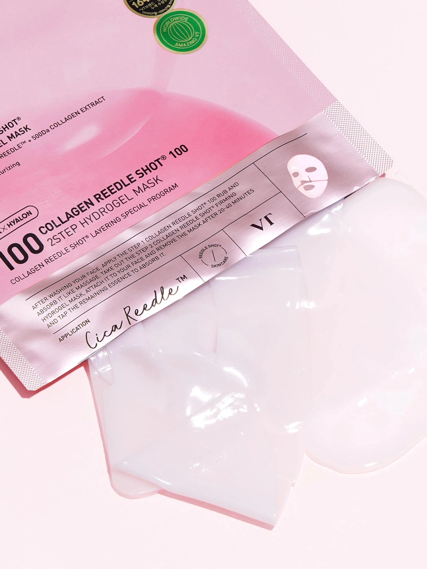 VT Collagen Reedle Shot 100 2-Step HYDROGEL MASK