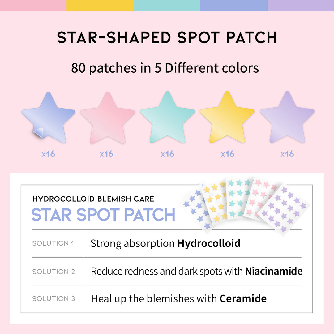 OOTD BEAUTY Star Spot Patch - 80 patches