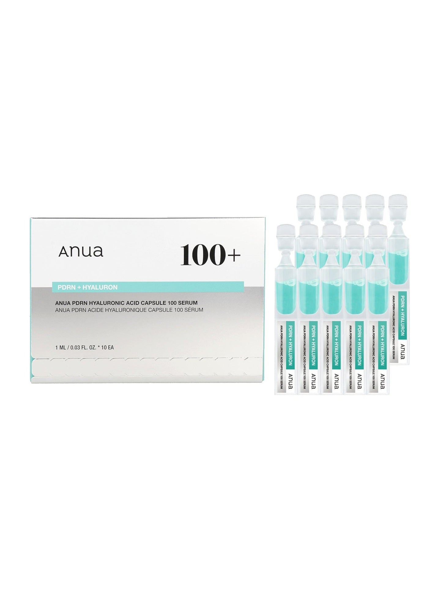 Anua PDRN Hyaluronic Acid Capsule 100 Serum 1ml x 10