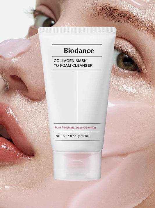 Biodance Collagen Mask to Foam Cleanser