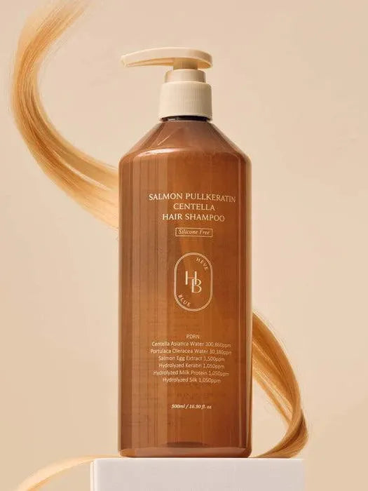 HEVEBLUE Salmon Pullkeratin Centella Hair Shampoo
