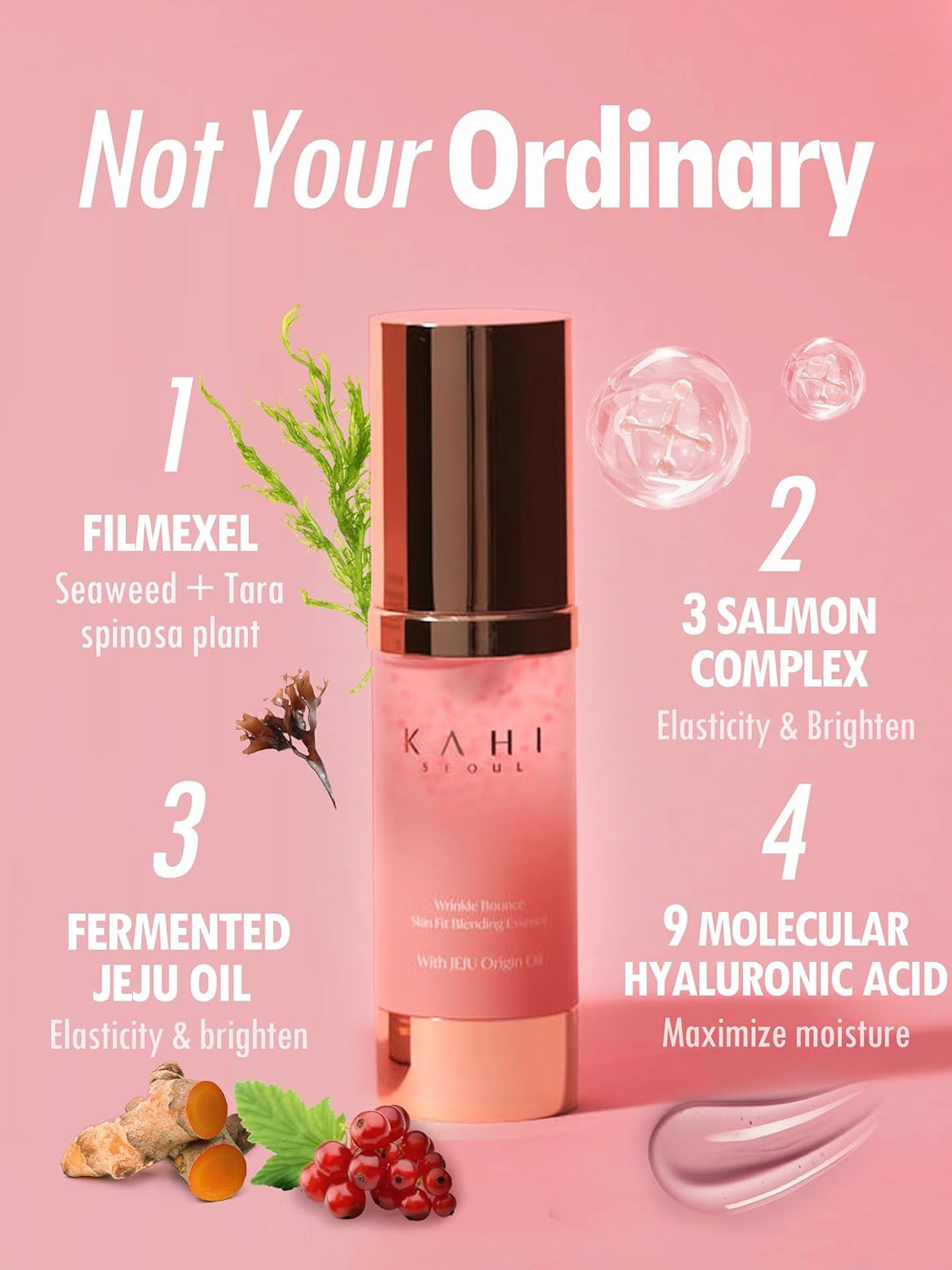 KAHI Seoul Wrinkle Bounce Skin Fit Blending Essence - Song of Skin