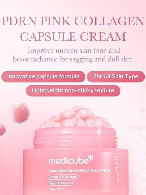 Medicube PDRN Pink Collagen Capsule Cream - Song of Skin