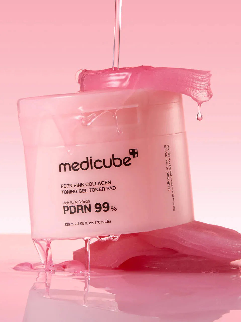 Medicube PDRN Pink Collagen Toning Gel Toner Pad - Song of Skin
