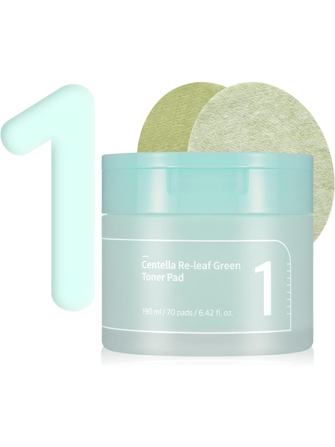 Numbuzin No.1 Centella Re-Leaf Green Toner Pad - Song of Skin
