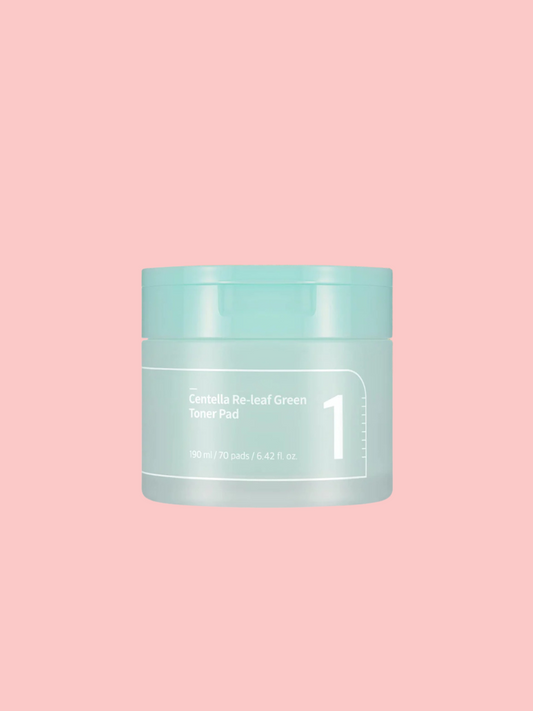 Numbuzin No.1 Centella Re-Leaf Green Toner Pad - Song of Skin